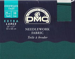 DMC Evenweave Green 50 x 68cm